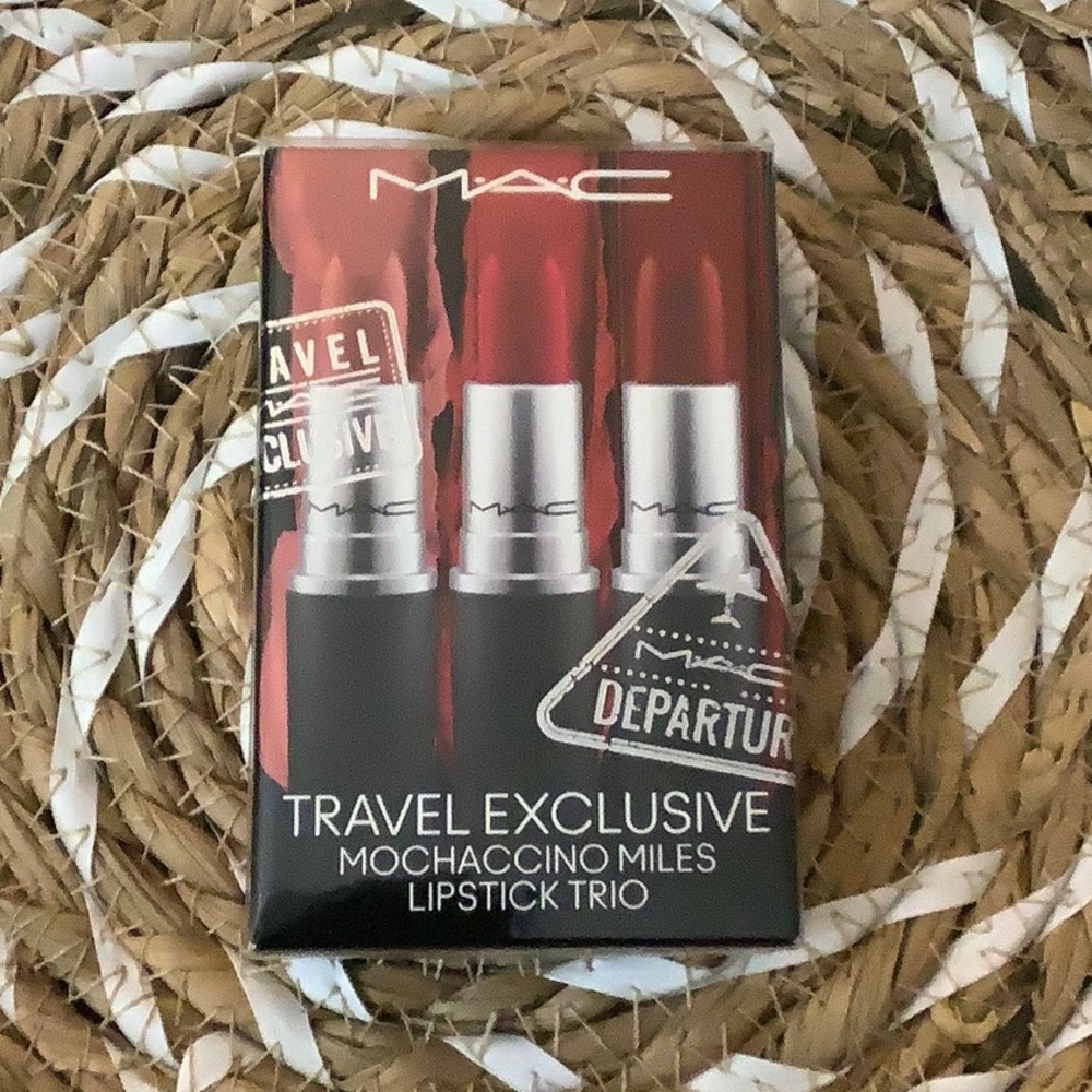MAC TRAVEL EXCLUSIVE MOCHACCINO MILES LIPSTICK TRIO - Picture 2 of 6
